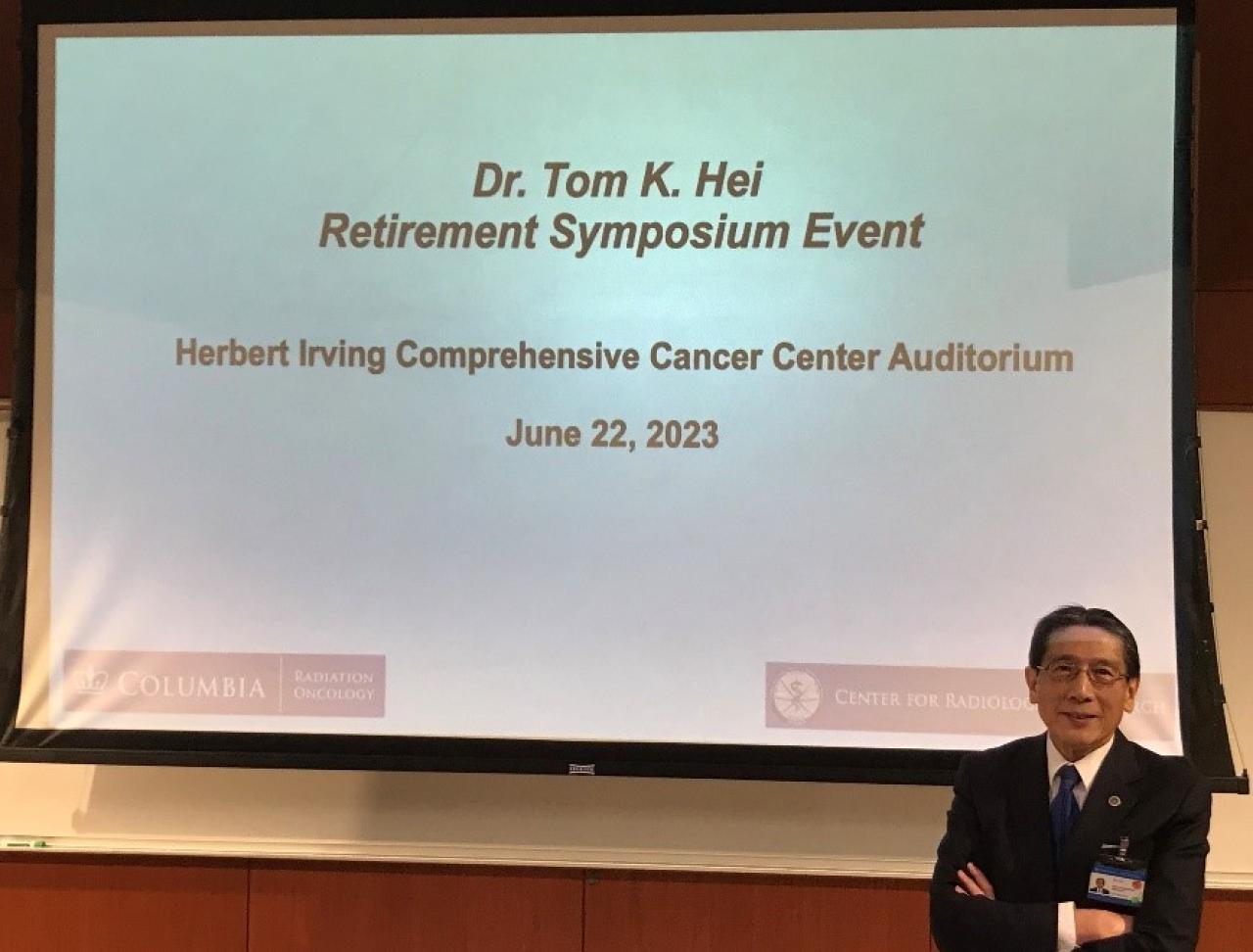 Tom Rider Oncologist Dr. Tom Hei retired from Columbia University Irving Medical Center July ...
