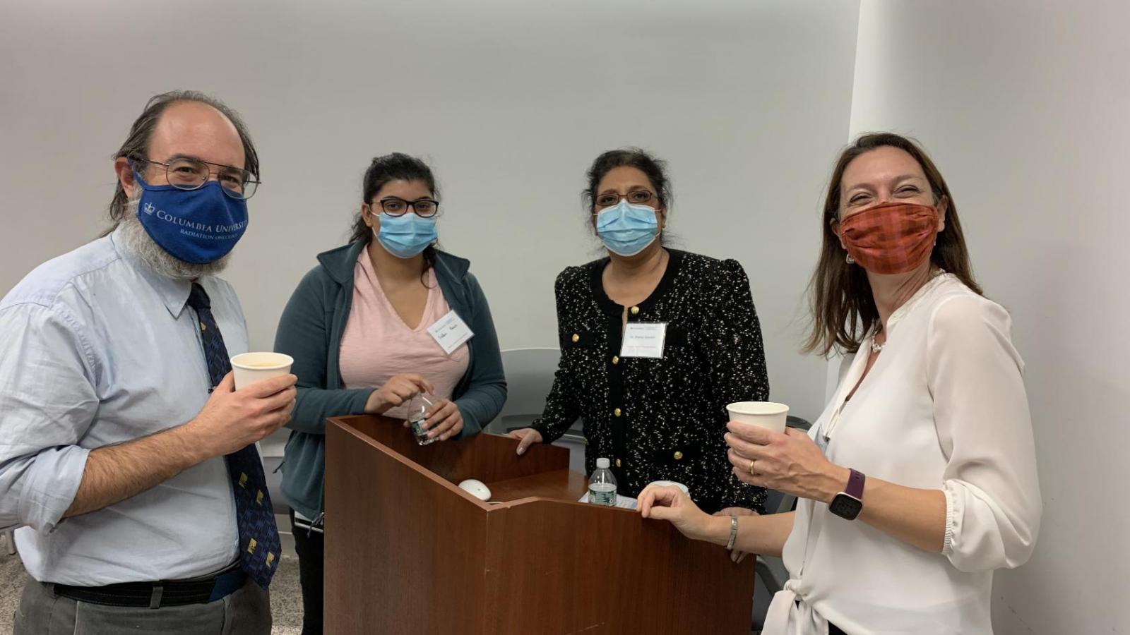 Coffee break at 2021 Oncology/CRR Research Retreat