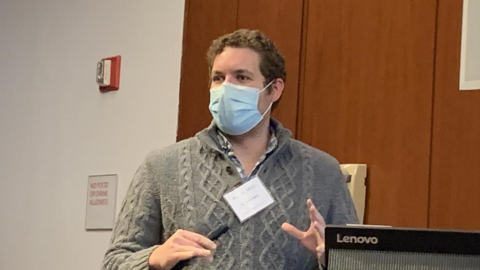 Dr. Welch presenting at the 2021 Oncology/CRR Research Retreat