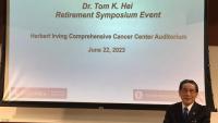 Dr. Tom Hei at his retirement symposium